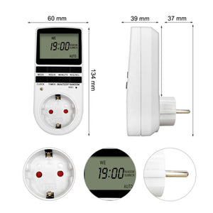 ECO Farm 24 Hour Switch Programmable Cyclic Timer Outlet for Grow System