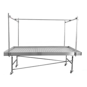 ECO Farm Growing Rack Propagating Seedling Growing Systems Movable Drain Table Flood Trays For Hydroponics