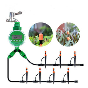 ECO Farm 10M/20M/30M Irrigation Spray Garden Hose Drip Watering Kits Timing Automatic Watering Irrigation System