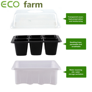 ECO Farm Seedling Tray Family Seed Germination Tray Kit White Packaging Flexible And Adjustable Design Gardening Supplies
