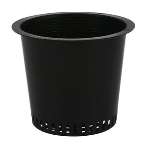 ECO Farm 8" Black Plastic Hydroponics Mesh Pots