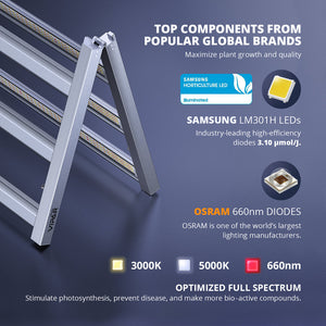 Viparspectra KS5000 500W Full Spectrum LED Grow Light With Samsung Chips