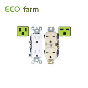 ECO Farm Industrial Duplex Receptacle 120/240 Volt 15 Amp