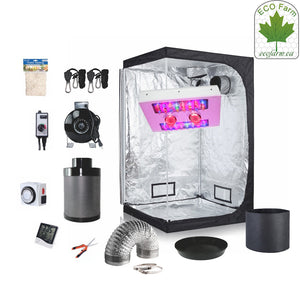 ECO Farm 3*3FT(36*36*80 Inch/ 90*90*200 CM)DIY Complete Grow Tent Package