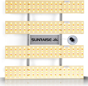 SUNRAISE QB2000 Dimmable Quantum Board Full Spectrum LED Grow Lights with IR