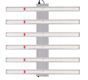 ECO Farm LUX 600W/720W Movable Full Spectrum LED Grow Light With Samsung 301B/ Bridgelux Chips