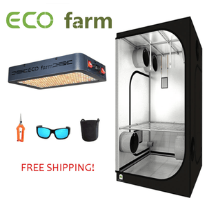 ECO Farm 2'x2' Essential Grow Kit With 120W LED Grow Panel
