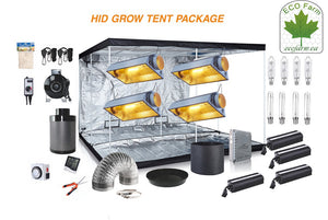 ECO Farm 10*10 FT(120*120*80 Inch/ 300*300*200 CM) DIY Grow Package Indoor Grow Tent Complete Kit