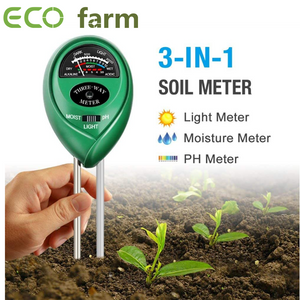ECO Farm 3-in-1 Soil PH Tester Soil Moisture Sensor For Household