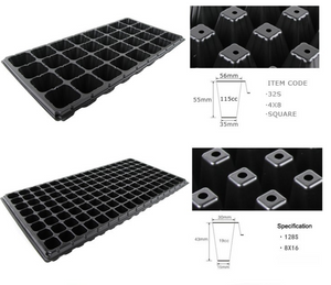 ECO Farm 32/40/50/72 Cells Seeding / Black Nursery Tray