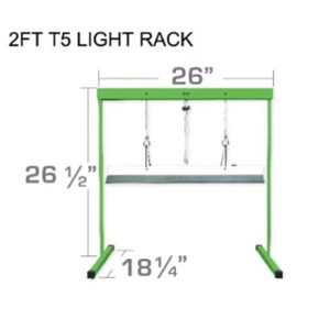 ECO Farm High Quality 2FT/4FT(60.96cm/121.92cm) T5 Light Stand Rack
