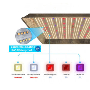 ECO Farm 100W/240W/330W Quantum Board With Samsung 301B/Samsung 281B Chips Multi-Channel Dimming LED Grow Light