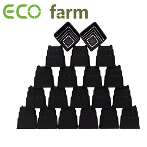 ECO Farm Plastic Square Pot Flower Garden Container in Root Control Function