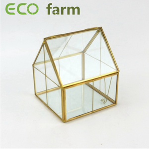 ECO Farm Multi-colored Geometric Stained  Glass Container for Plant