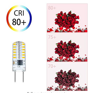 G8 LED Bulb Dimmable 3W AC 120V Warm White 3000K