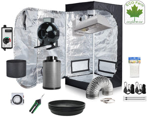 ECO Farm 2.7*2.7FT(32*32*64 Inch)/(80*80*160CM) DIY Grow Package Indoor Grow Tent Complete Kit