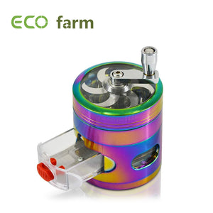 ECO Farm Mini Grinder Rainbow Color Spice Metal Grinder with Drawer Home Decor
