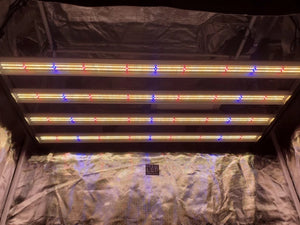 Slim 320H Dimmable LED Grow Light 320W (120 Degree) With Four Strips 3500K Color Temperature