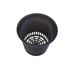 ECO Farm 8" Black Plastic Hydroponics Mesh Pots