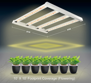 ECO Farm DBL 320W/480W Full Spectrum LED Grow Light Foldable Light Strips With Samsung Chips