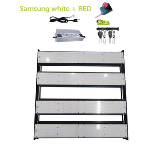 ECO Farm 480W V3 Samsung 301H Chips MeanWell Driver Movable Quantum Light Bar