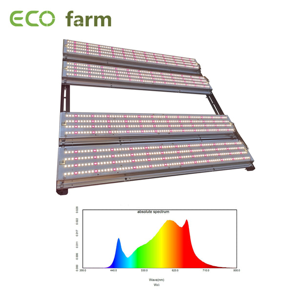 ECO Farm 480W V3 Samsung 301H Chips MeanWell Driver Movable Quantum Light Bar