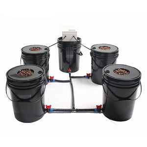 ECO Farm 5 Round Bucket Aeroponic System for Hydroponics