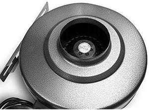 iPower GLFANXINLINE4 4 Inch 190 CFM Inline Duct Ventilation Fan HVAC Exhaust Blower for Grow Tent