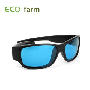 ECO Farm Eye Protect Glasses LED Grow Room Glasses Anti-glare Anti-UV Blue Lens For Tent Greenhouse Hydroponics