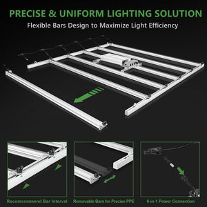 Mars Hydro FC-E 3000/ FC-E 4800/ FC-E 6500 300W/400W/600W LED Grow Light Panel