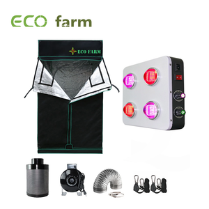 Eco Farm 3*3FT (36*36 Inch/ 90*90 CM) Essential LED DIY Grow Package Hydroponics Indoor Planting System for 2 Plants-GS400