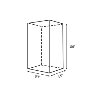 Eco Farm 5*5FT (60*60 Inch/ 150*150 CM) Complete DIY Grow Tent Indoor Planting System For 6 Plants