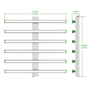 Groplanner I Series- 640W Full Spectrum LED Grow Light