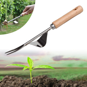 ECO Farm Manual Weeder Fork Metal Hand Digging Puller Weeding Tool