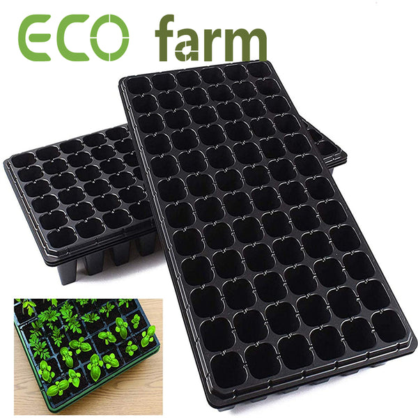 ECO Farm 10 Pack Seed Starter Kit 72 Cell Seedling Trays Gardening Germination