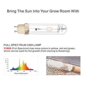 ECO Farm CMH 315W Angle Adjustable Single Ended Grow Light Fixture Reflector- E-star Kit