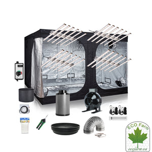 ECO Farm 8*8FT(96*96*80 Inch/ 240*240*200 CM) DIY Grow Package Complete Kit