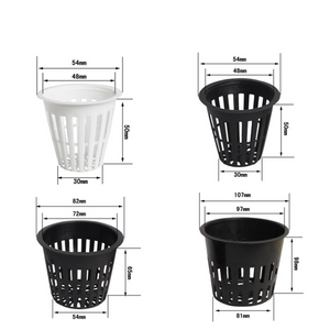 ECO Farm Hydroponics Plastic Planting Pot 100 Pcs