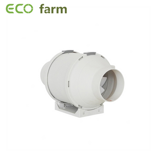 ECO Farm 4"/6"/8" Ventilation Exhaust In-line Fan White Color Type
