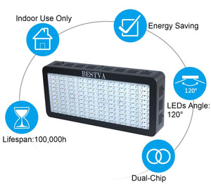 BESTVA 600/1000/1800/2000/3000W LED Grow Light