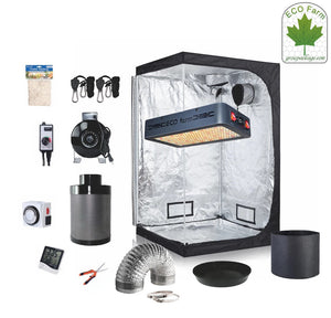 ECO Farm 2.7*2.7FT(32*32*64 Inch)/(80*80*160CM) DIY Grow Package Indoor Grow Tent Complete Kit