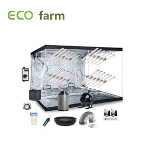 ECO Farm 10*10 FT(120*120*80 Inch/ 300*300*200 CM) DIY Grow Package Indoor Grow Tent Complete Kit