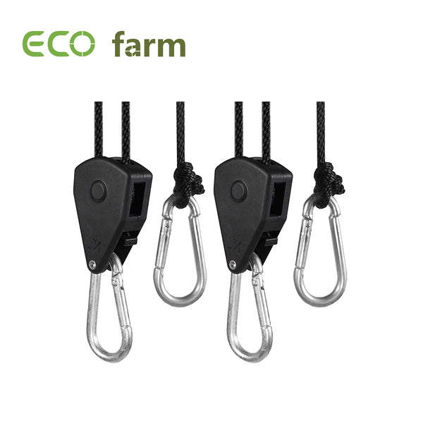 ECO Farm 1/8"(3mm) Adjustable Rope Ratchet Light Hanger