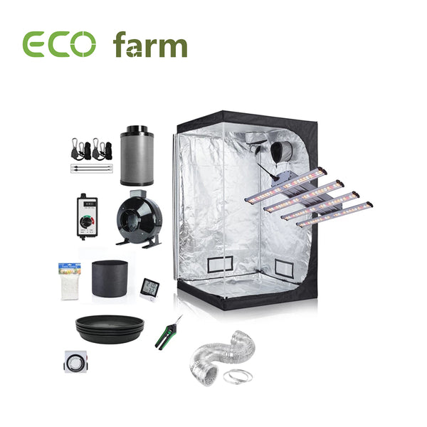 ECO Farm 2.7*2.7FT(32*32*64 Inch)/(80*80*160CM) DIY Grow Package Indoor Grow Tent Complete Kit