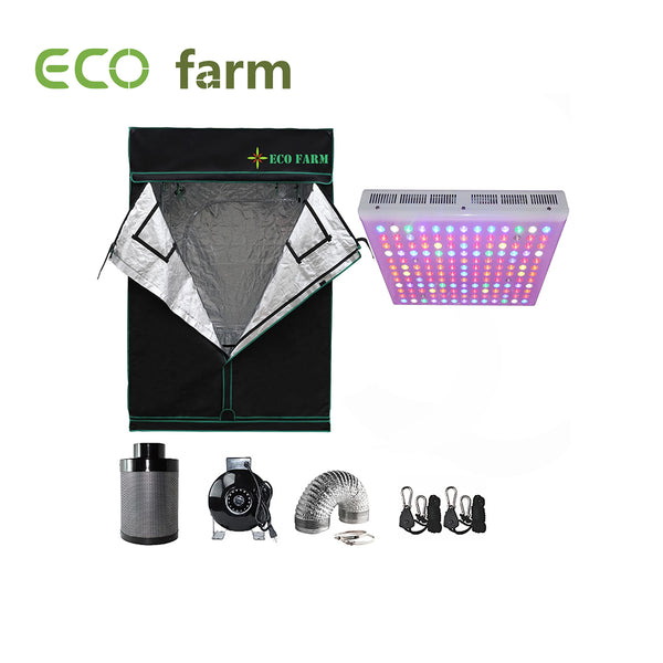 Eco Farm 5*5FT (60*60 Inch/ 150*150 CM) Complete DIY Grow Tent Indoor Planting System For 6 Plants