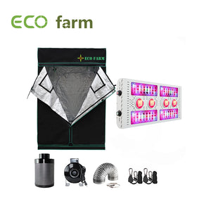 Eco Farm 5*5FT (60*60 Inch/ 150*150 CM) Essential LED Grow Package For 6 Plants-X8