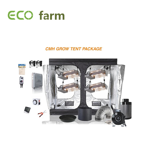 ECO Farm 8*8FT(96*96*80 Inch/ 240*240*200 CM) DIY Grow Package Complete Kit