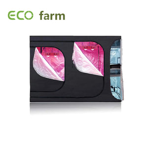 ECO Farm 9*4FT(108*48*80 Inch/270*120*200CM) 600D Hydroponic 2-in-1 Indoor Grow Tent