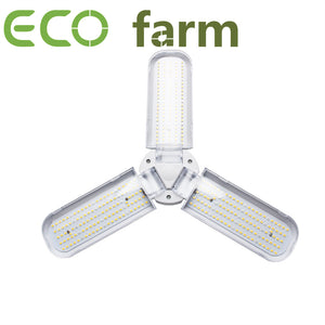 ECO Farm LED Foldable Full Spectrum 150W Three Leaf Plant Supplement Light