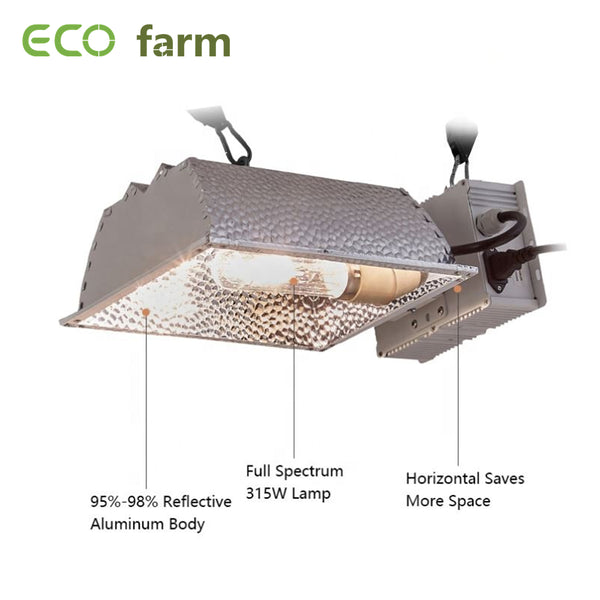 ECO Farm 315 Watt Ceramic Grow Light Single Ended For Hydroponics Indoor Plants